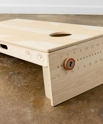 Load image into Gallery viewer, Premium Wedding & Event Cornhole with Custom Bags - Natural