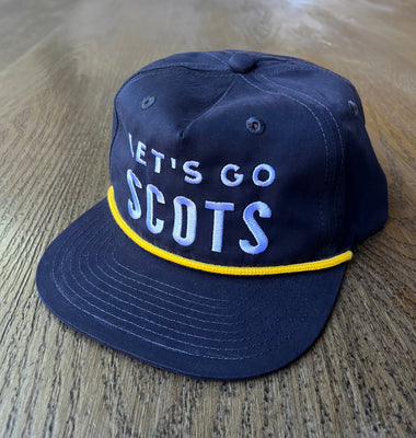 Load image into Gallery viewer, "Let's Go Scots" Roper Pinch Snapback