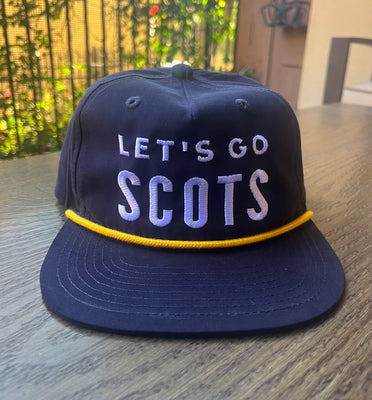 Load image into Gallery viewer, "Let's Go Scots" Roper Pinch Snapback
