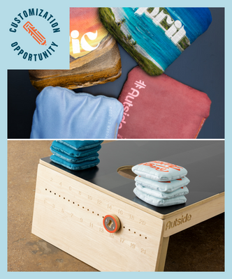 Load image into Gallery viewer, Premium Wedding & Event Cornhole with Custom Bags - Black