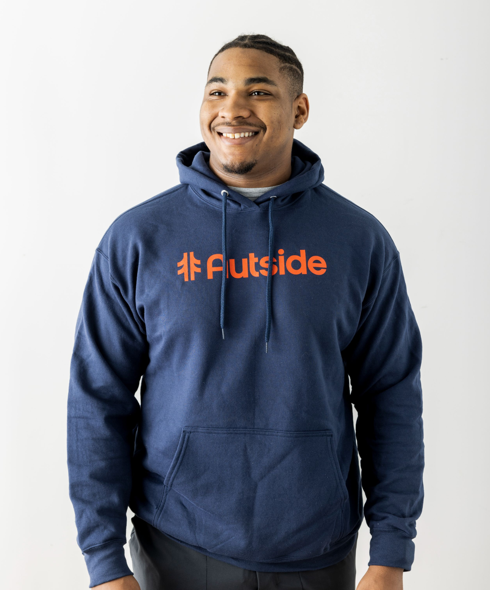 The Feel Goodie Hoodie Navy Vintage Red Autside