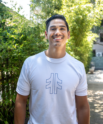 Load image into Gallery viewer, Outlined Giving Tree Tee - White / Navy