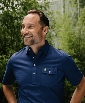 Load image into Gallery viewer, Autside x Criquet Players - Navy / Reflex Yellow