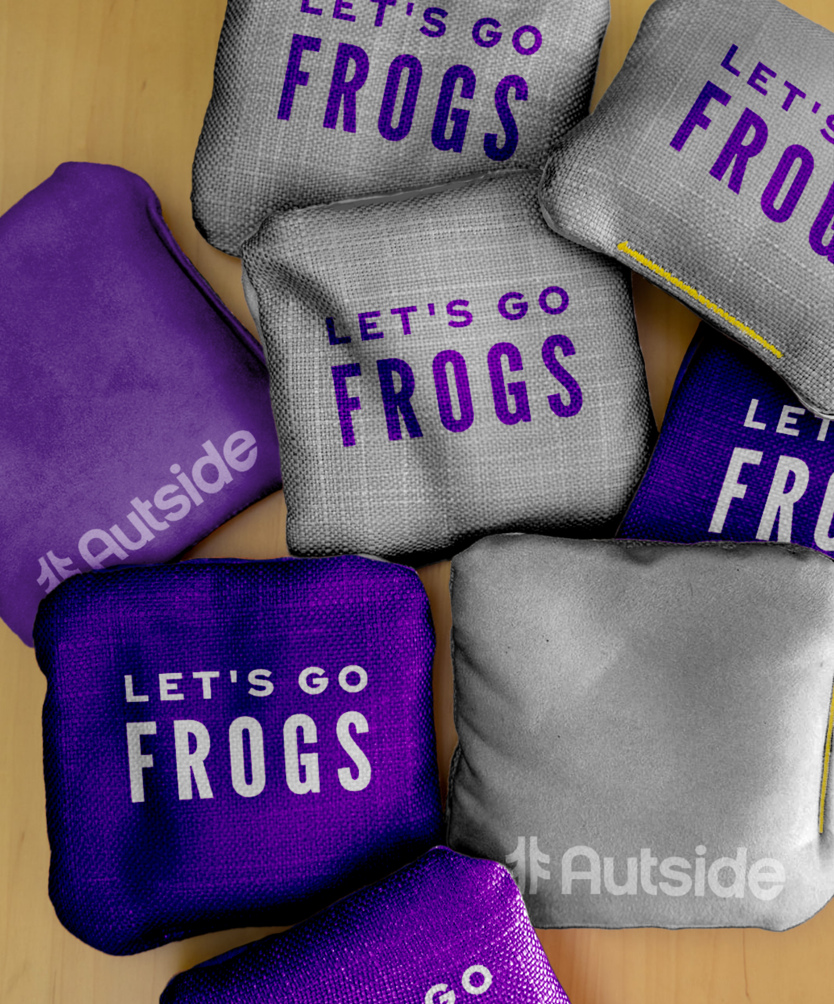 Tailgate Series Bags (Set of 8) - Let's Go Frogs