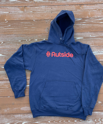 Load image into Gallery viewer, The Feel Goodie Hoodie - Navy &amp; Vintage Red
