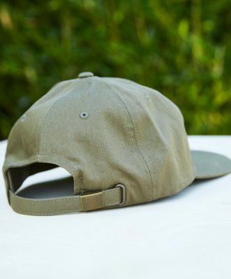Load image into Gallery viewer, Autside Patch Unstructured Dad Hat - Driftwood / Woven Label Patch
