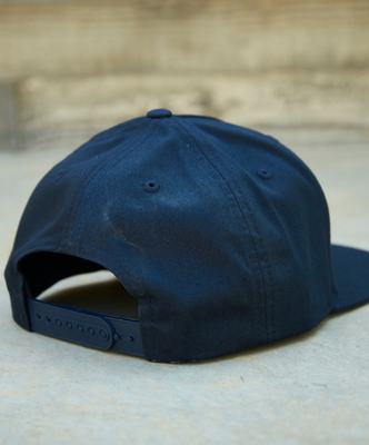 Load image into Gallery viewer, Giving Tree Flatbill - Dark Navy / White
