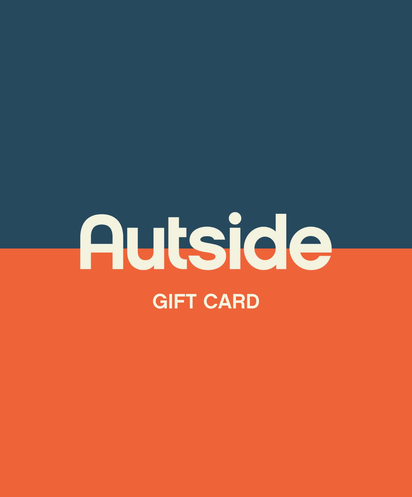 Autside Gift Card